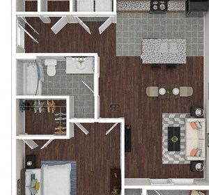 1X1 floor plans available at The Reserve at Quail North